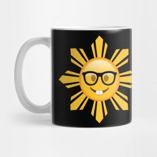 Philippine Sun Nerd Emoji Mug